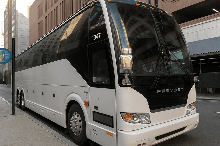 a Winter Garden Charter Bus coach bus