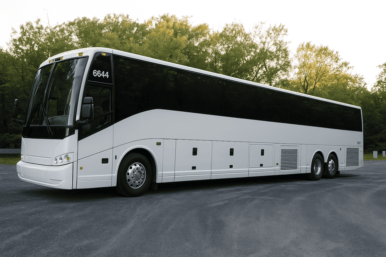 exterior of Winter Garden Charter Bus coach bus