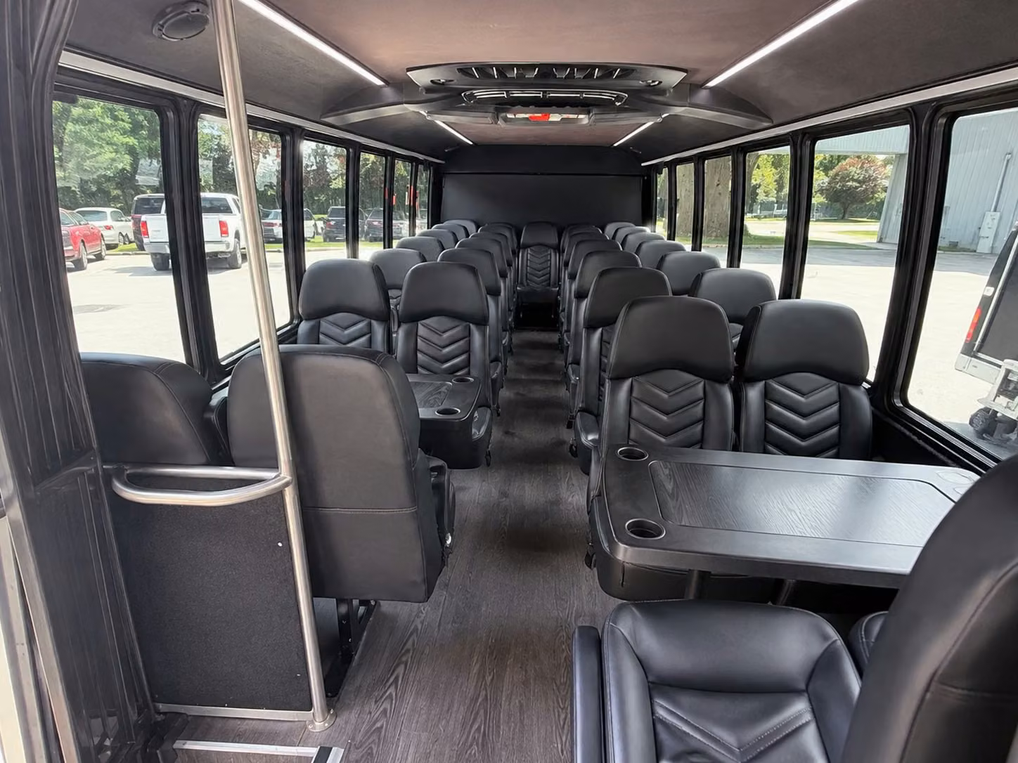 18 passenger minibus interior