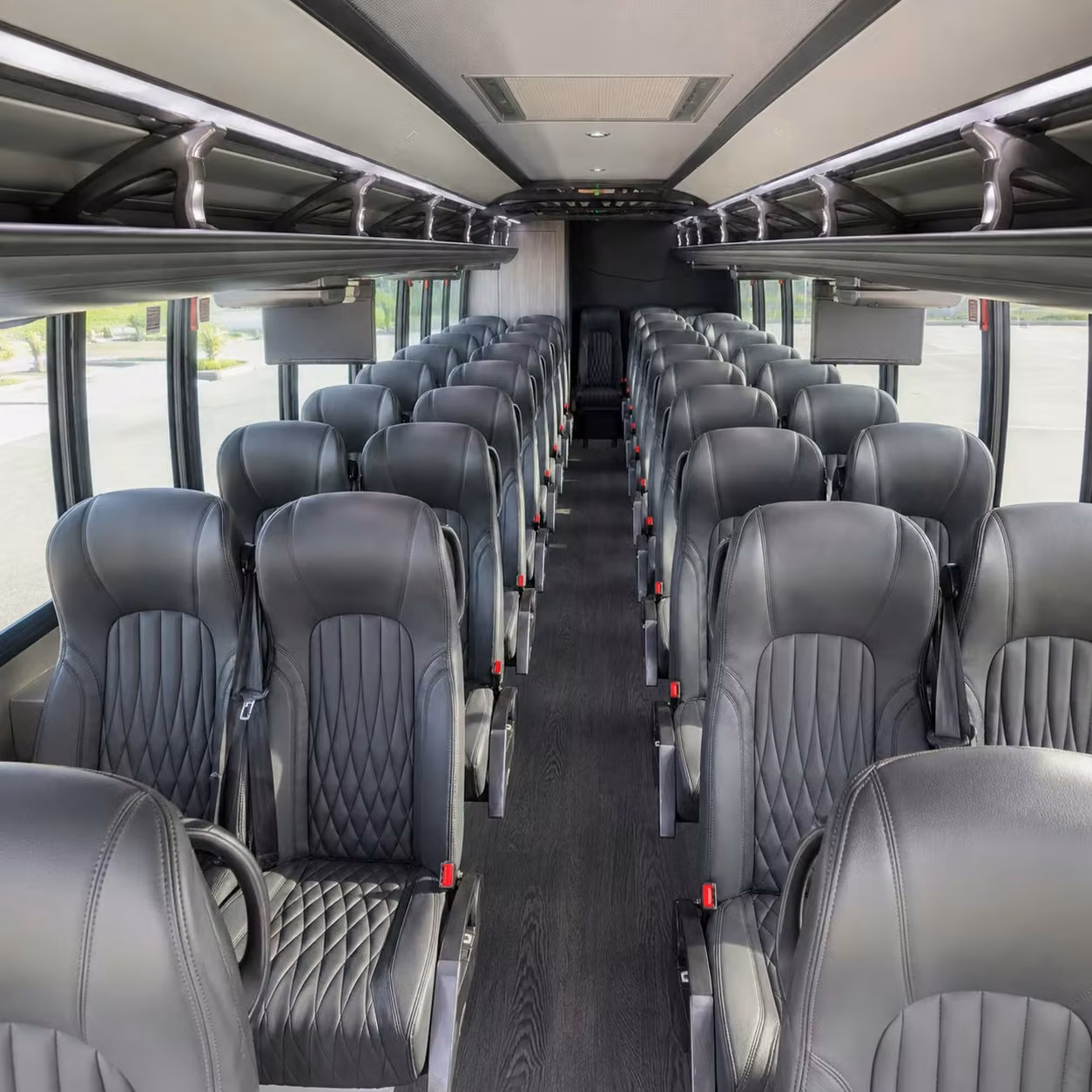 25 passenger minibus interior