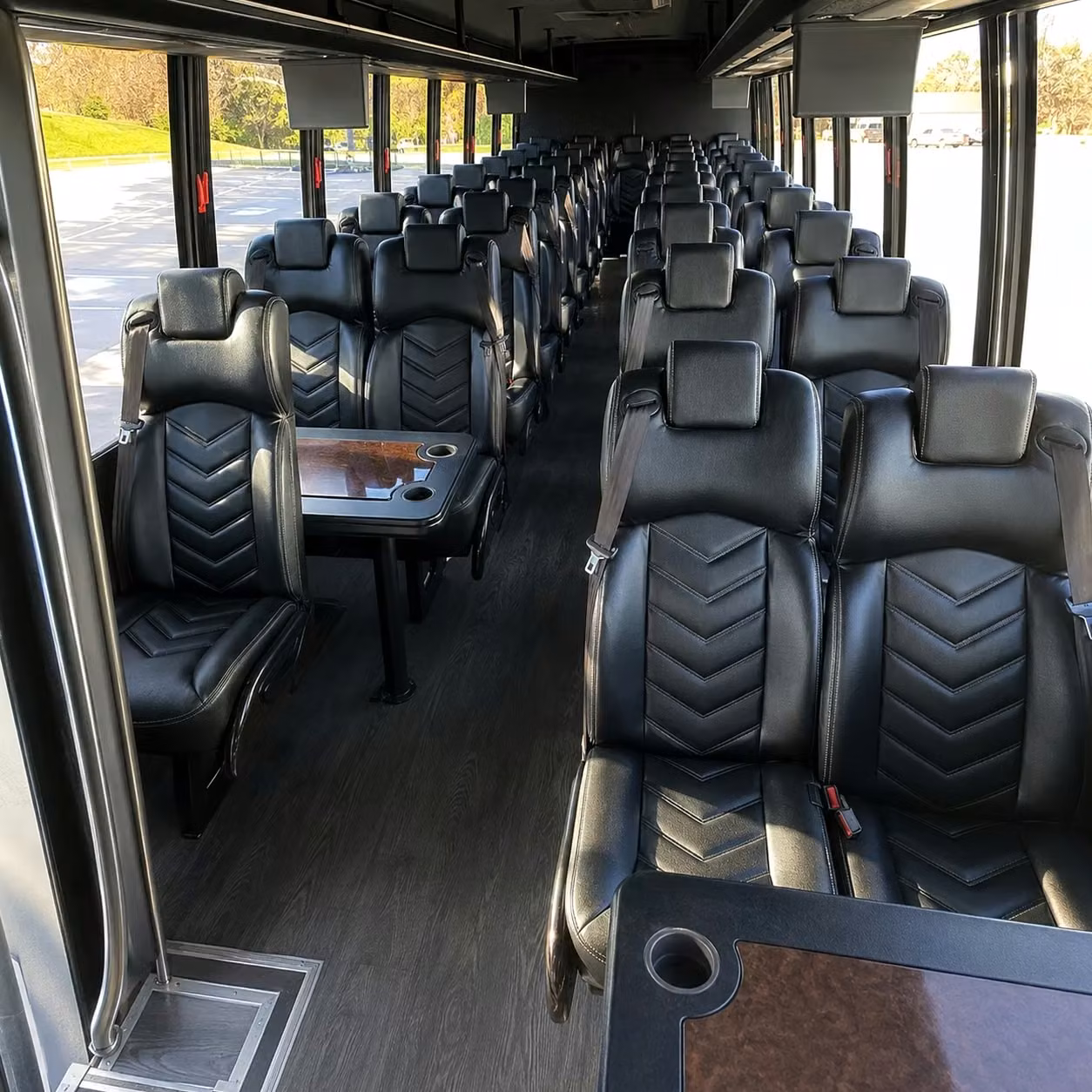 30 passenger minibus inside