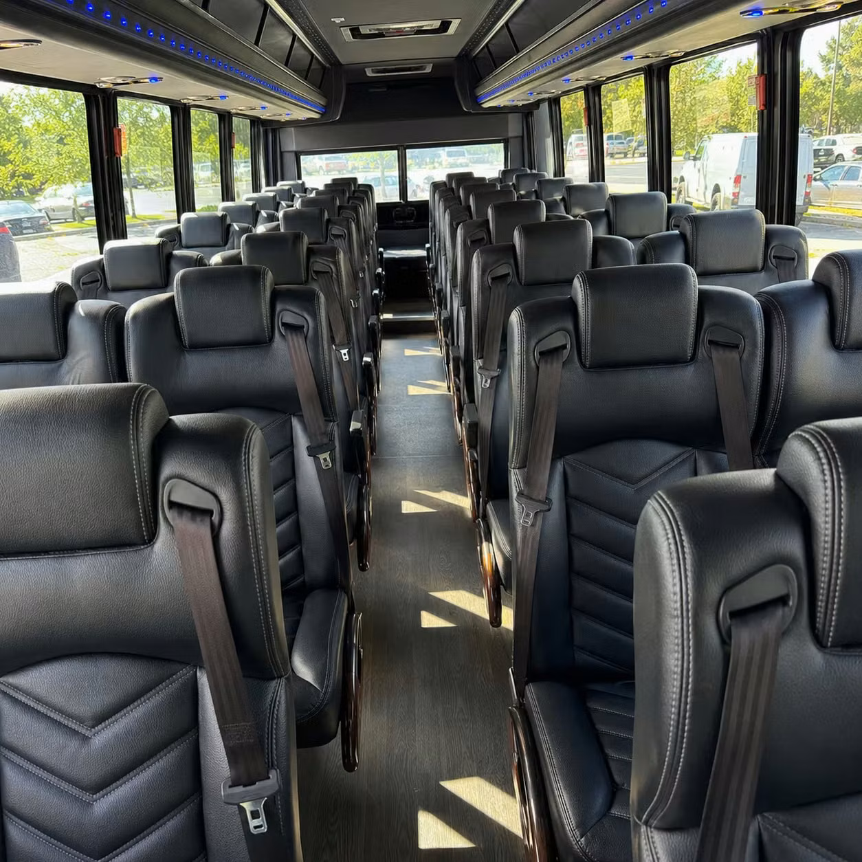 35 passenger minibus interior