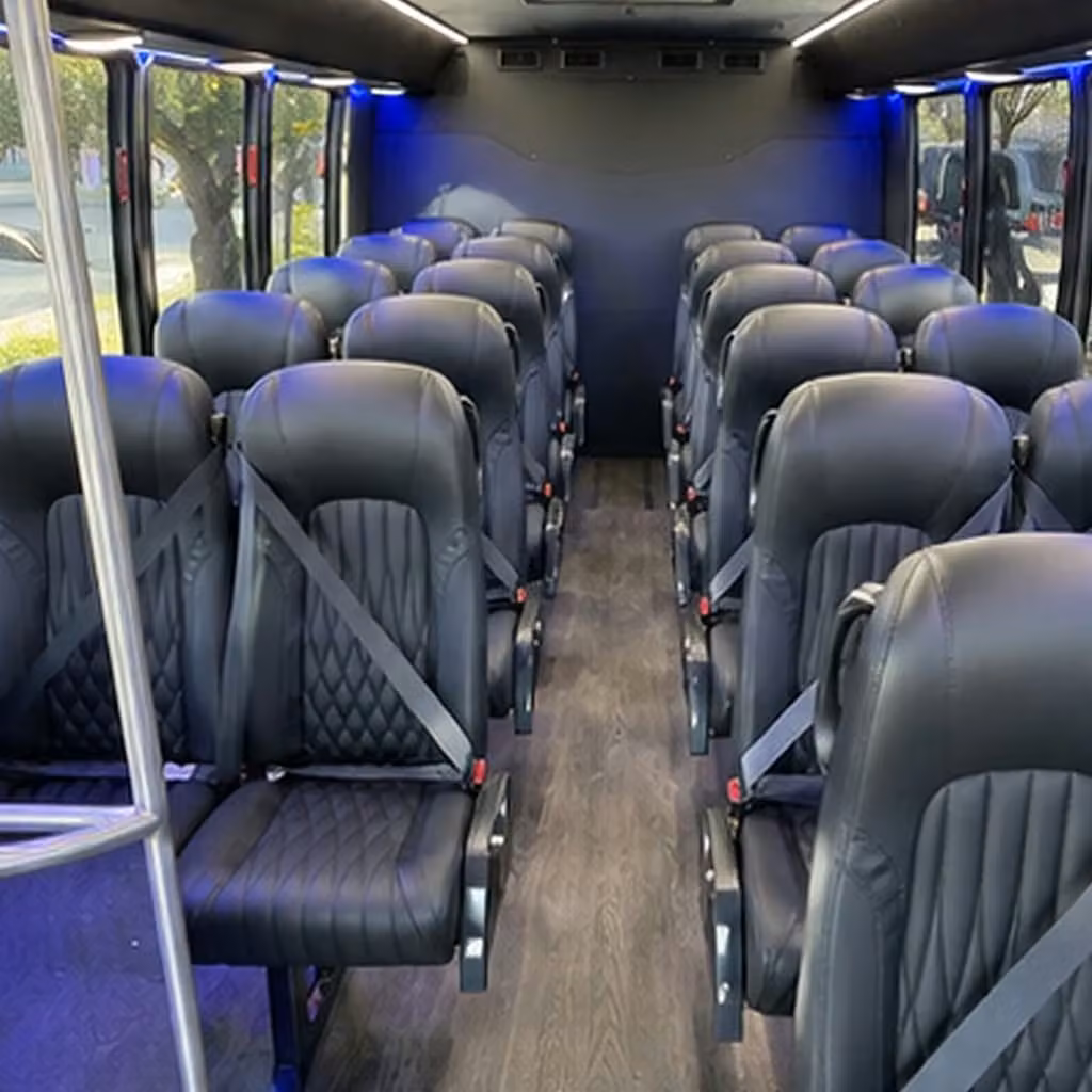 minibus rentals for smaller winter garden prom groups