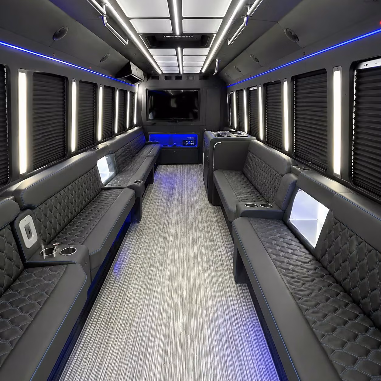 party bus interior