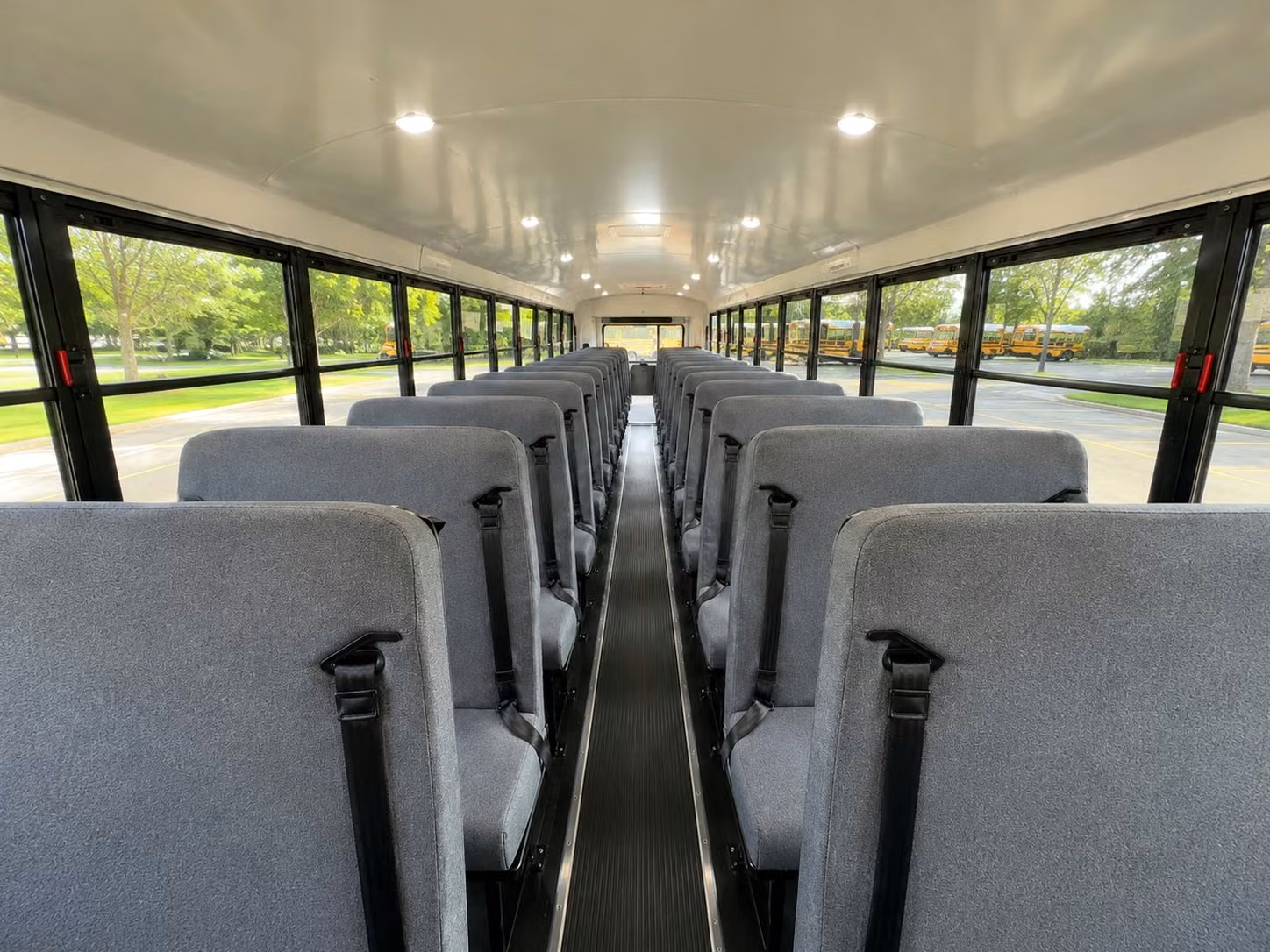 school bus interior